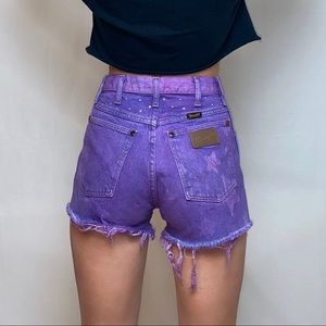 Rhinestone purple wranglers